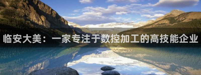 天辰娱乐官方登录入口:临安大美:一家专注于数控加工的高技能企业