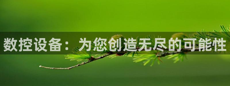 集宁天辰娱乐:数控设备:为您创造无尽的可能性